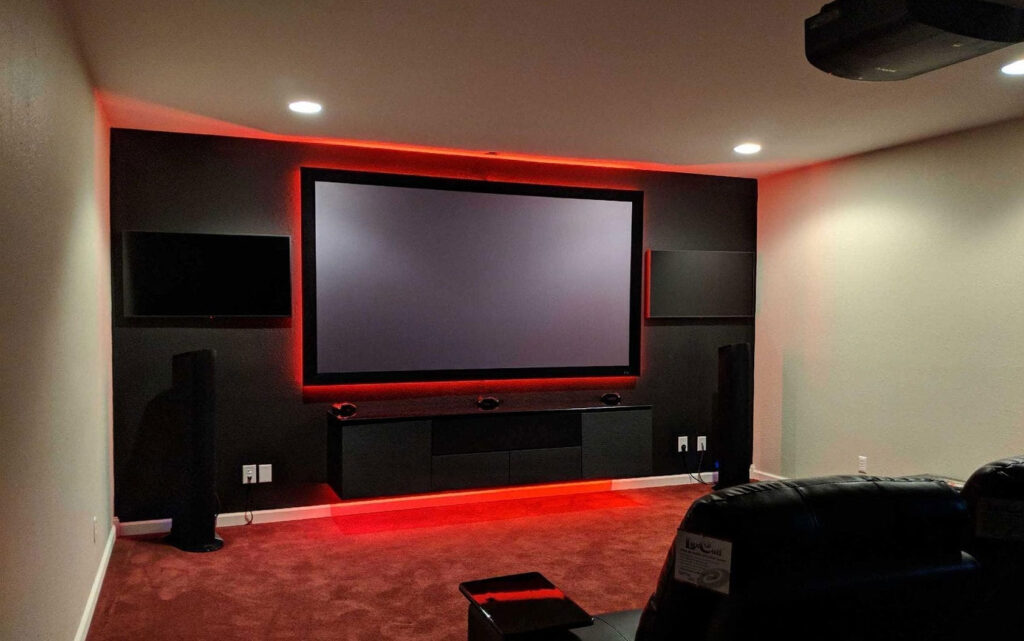 Home theater projector screens Ogden UT Ambiance